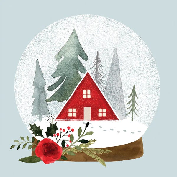 Victoria Barnes: Snow Globe Village II by Victoria Barnes