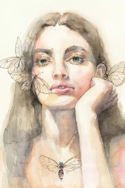 Cicada by Violetta Boyadzhieva canvas print