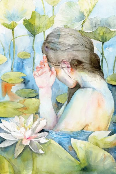 Water Lilies: Alba by Violetta Boyadzhieva