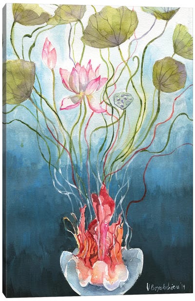 Life Canvas Art Print - Jellyfish Art