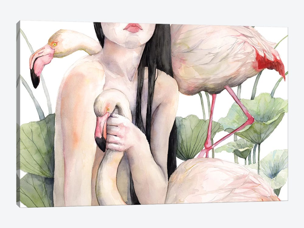 Rosy by Violetta Boyadzhieva 1-piece Canvas Wall Art