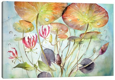 Underwater Canvas Art Print - Violetta Boyadzhieva