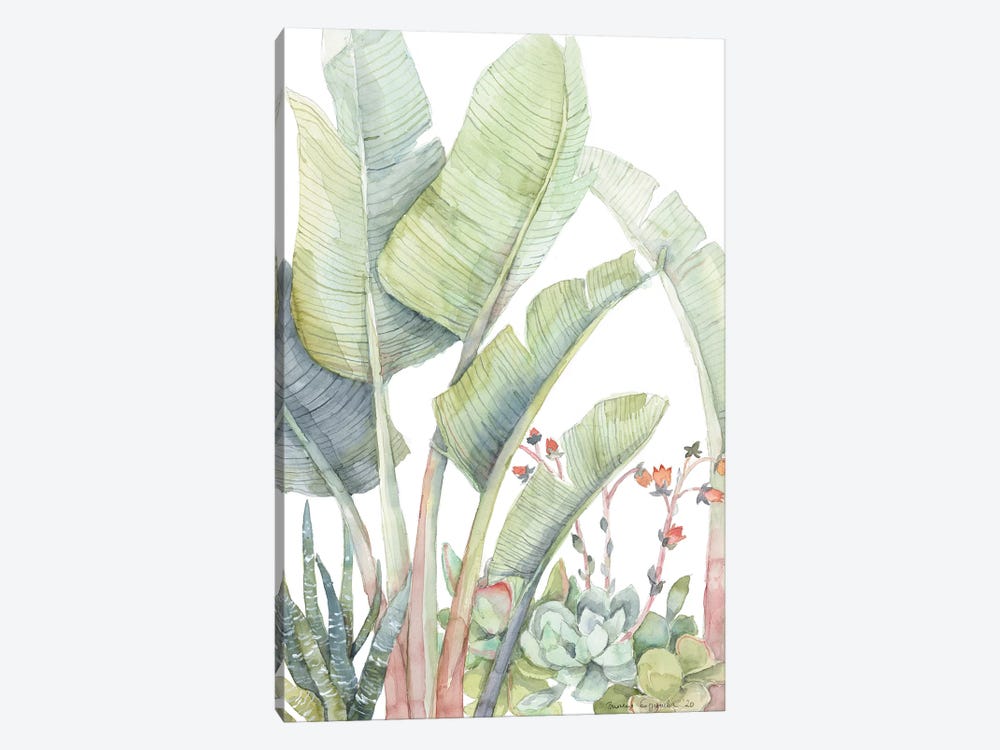 Tropical Plant Friends by Violetta Boyadzhieva 1-piece Art Print