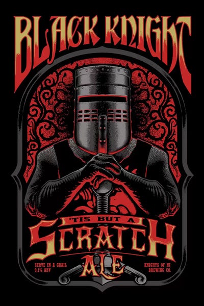 Knights: Black Knight Ale by Vincent Carrozza