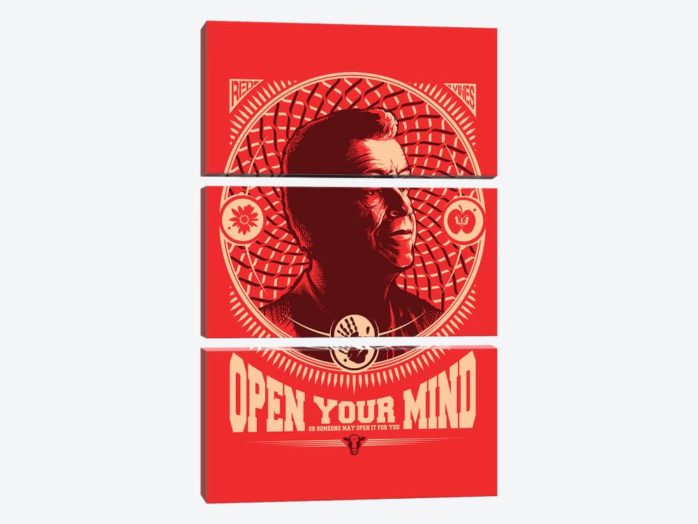 Fringe Open Your Mind by Vincent Carrozza 3-piece Canvas Artwork