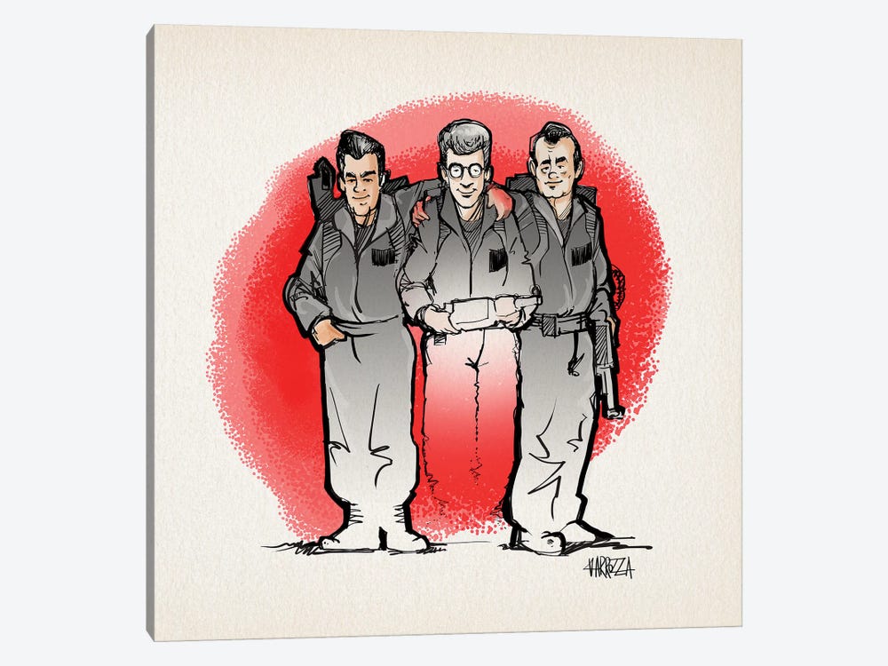 Ghostbusters by Vincent Carrozza 1-piece Canvas Wall Art