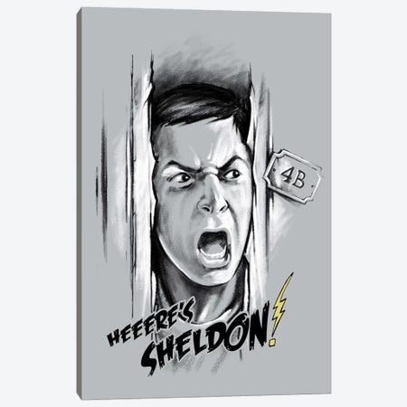 Here's Sheldon Canvas Print #VCA21} by Vincent Carrozza Canvas Artwork