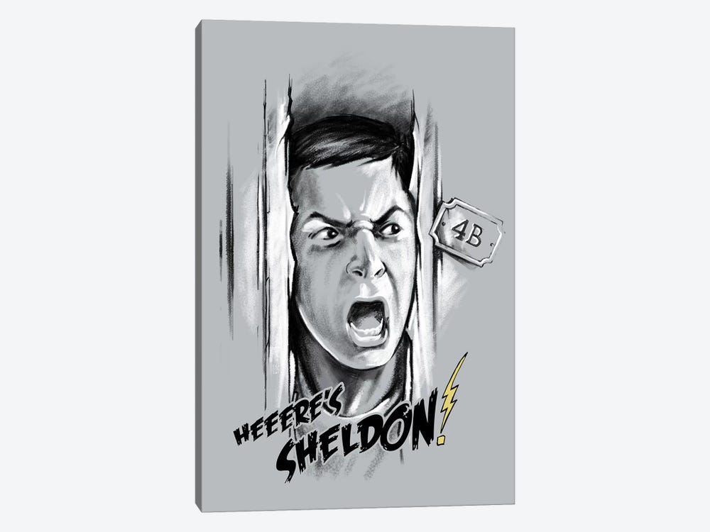 Here's Sheldon by Vincent Carrozza 1-piece Art Print