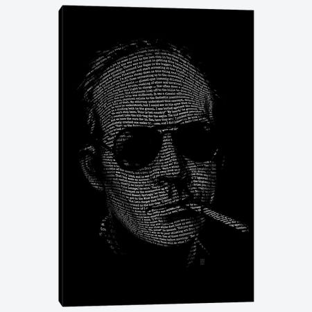 Hunter S. Thompson Fear And Loathing Canvas Print #VCA22} by Vincent Carrozza Canvas Artwork
