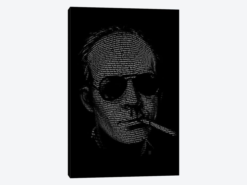 Hunter S. Thompson Fear And Loathing by Vincent Carrozza 1-piece Canvas Artwork