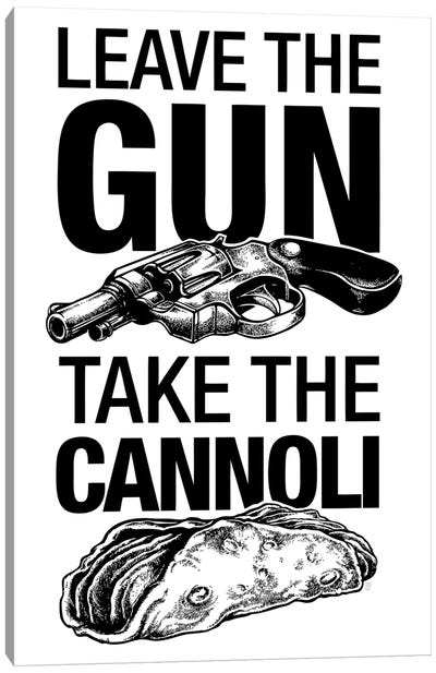Leave The Gun Canvas Art Print - Vincent Carrozza