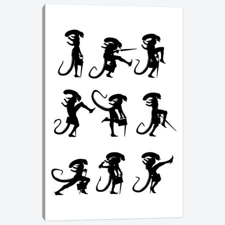 Ministry Of Silly Alien Walks Canvas Print #VCA24} by Vincent Carrozza Canvas Print