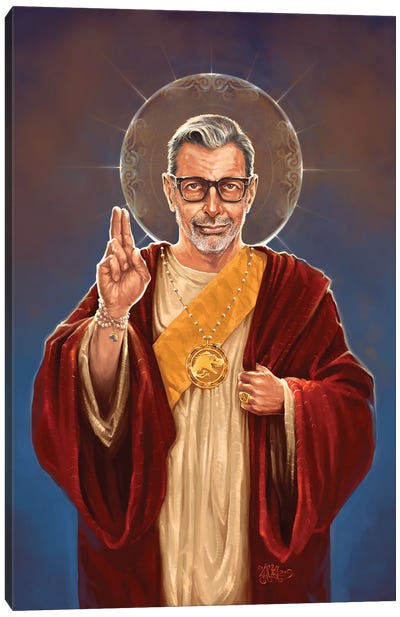 Saint Jeff Of Goldblum Canvas Art Print - Jeff Goldblum