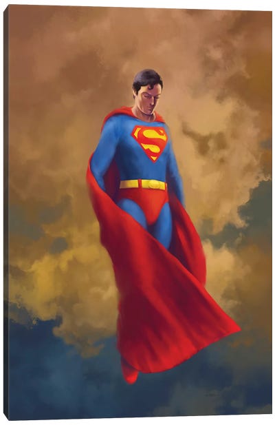 Believe Canvas Art Print - Superman