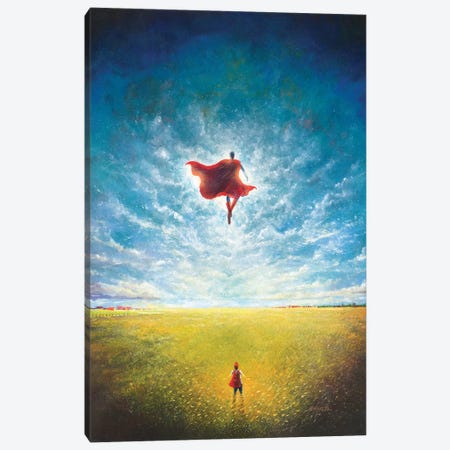 Learning To Fly Canvas Print #VCA7} by Vincent Carrozza Canvas Art Print