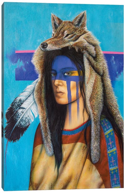Return to Spiritland Canvas Art Print - Art by Native American & Indigenous Artists