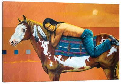 The House of the Rising Sun Canvas Art Print - Native American Décor