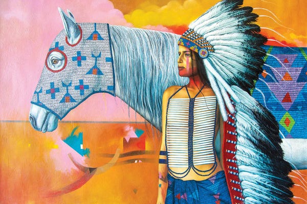 Feathers: A Horse With No Name by Victor Crisostomo Gomez