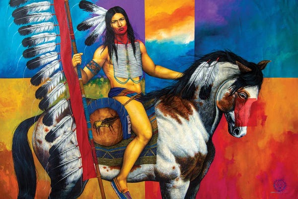 Royal Blue: Holding Up the Sky by Victor Crisostomo Gomez