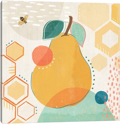 Fruit Frenzy II Canvas Art Print - Pear Art