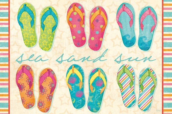 Shoes: Beach Party VI by Veronique Charron