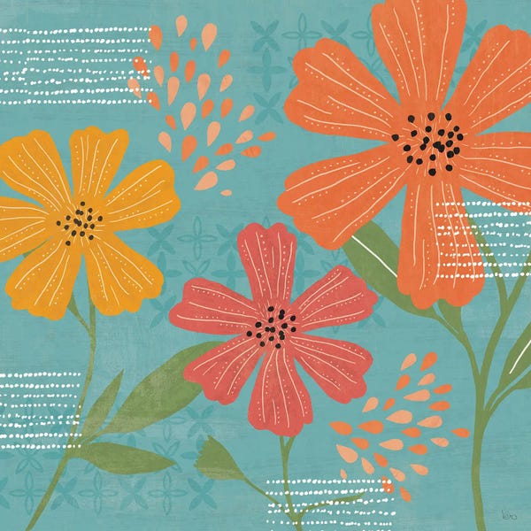 Veronique Charron: Mod Floral III by Veronique Charron