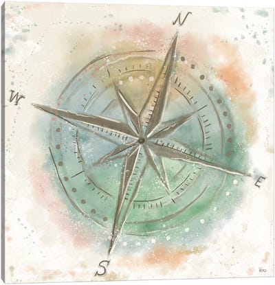 Explore the World III Canvas Art Print - Compasses