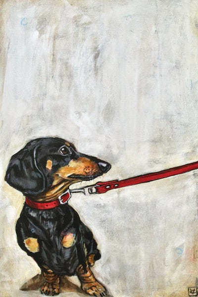 Dachshunds: Battle Of Wills by Victoria Coleman