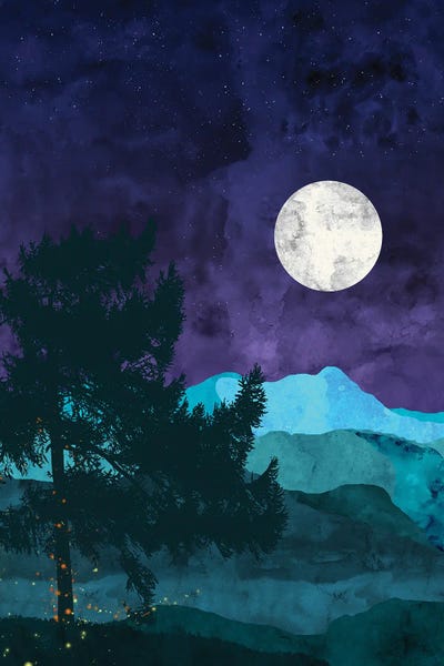 Indigo: Nocturnal Mountains by Van Credi