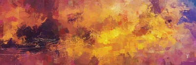 Red and Yellow Abstract by Van Credi canvas print