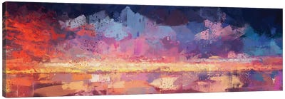 Sunset in the Matrix Canvas Art Print - Sunrise & Sunset Art