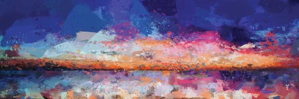 Abstract: Sunset Seascape II by Van Credi