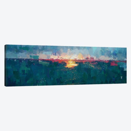 Sunset Seascape III Canvas Print #VCR28} by Van Credi Canvas Art Print