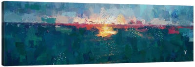 Sunset Seascape III Canvas Art Print - Van Credi