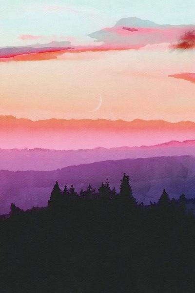 Forest Skyline by Van Credi canvas print