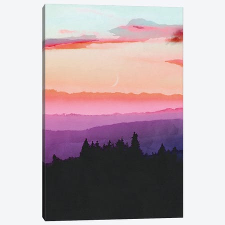 Forest Skyline Canvas Print #VCR30} by Van Credi Canvas Art