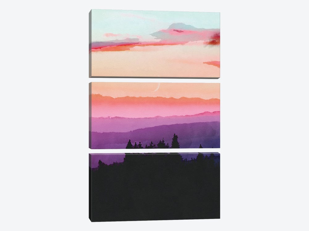 Forest Skyline by Van Credi 3-piece Canvas Wall Art