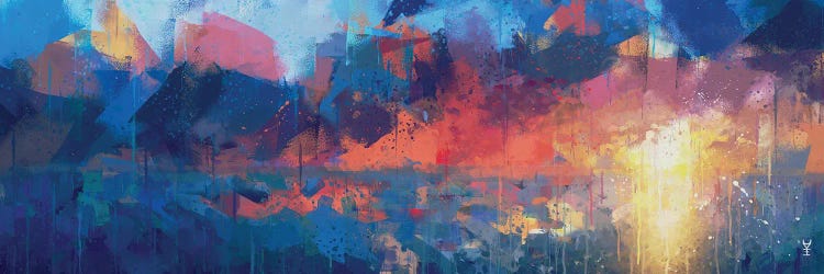 Defiant Cobalt by Van Credi wall art