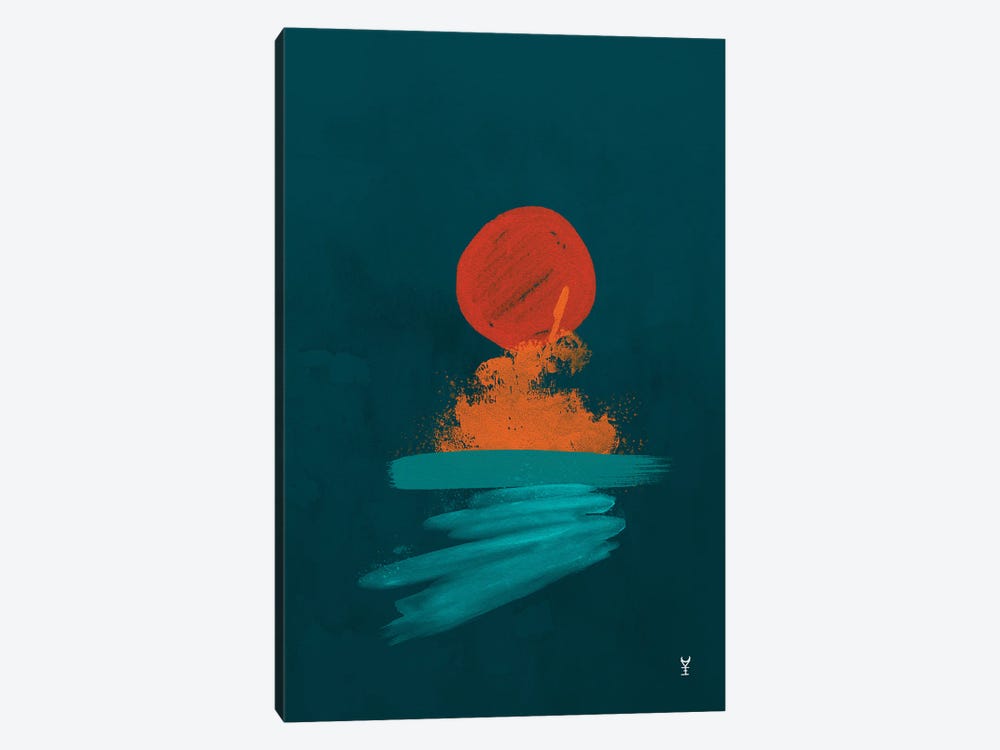 Blue Sunset by Van Credi 1-piece Canvas Artwork
