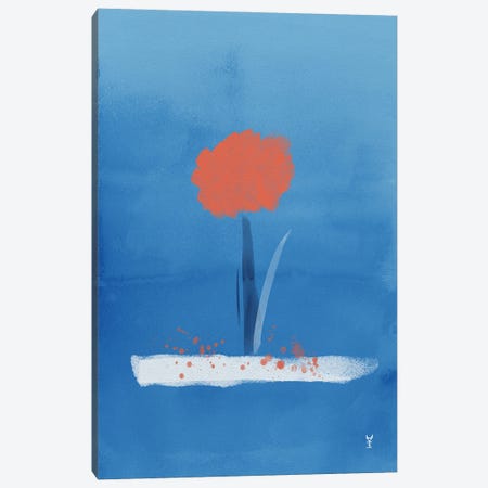 Single Bloom Canvas Print #VCR46} by Van Credi Canvas Wall Art