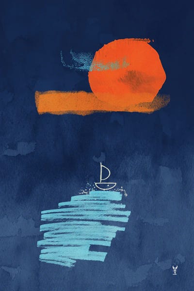 Sailing Into The Night by Van Credi canvas print