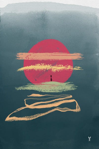 Into The Sunset by Van Credi art print