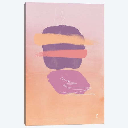 Purple Sunrise Canvas Print #VCR55} by Van Credi Canvas Art Print