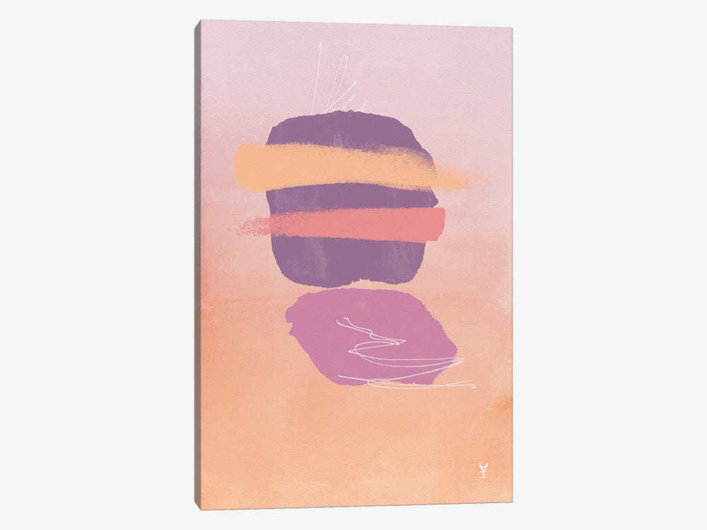 Purple Sunrise by Van Credi 1-piece Canvas Print