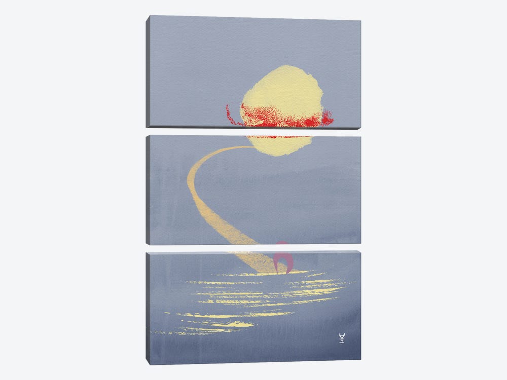Sunrise Path II by Van Credi 3-piece Canvas Print