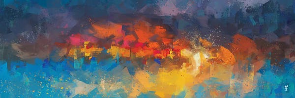 Colorful Abstracts: Phoneix Rising by Van Credi