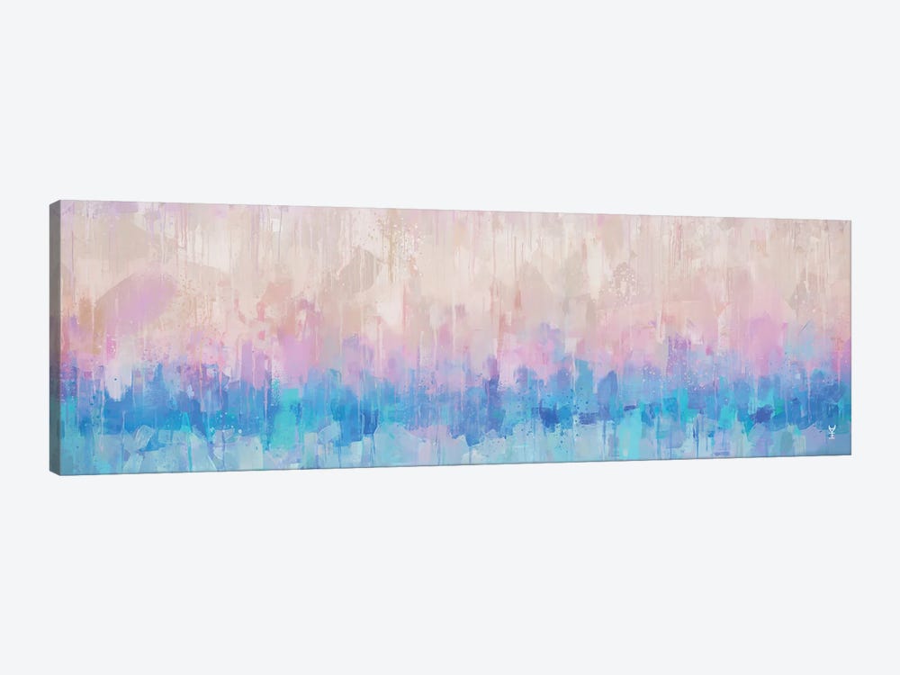 Pastel Rainfall by Van Credi 1-piece Canvas Art Print