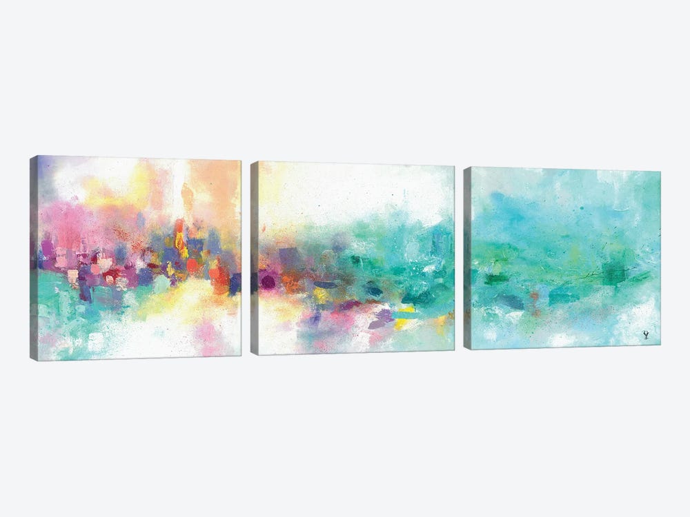 Pastel Sky by Van Credi 3-piece Canvas Art Print