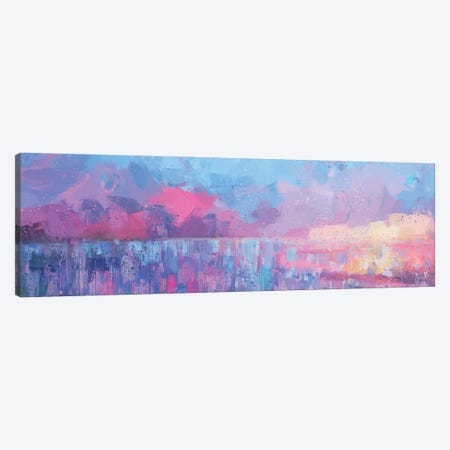 Abstract Sunrise Canvas Print #VCR66} by Van Credi Canvas Artwork