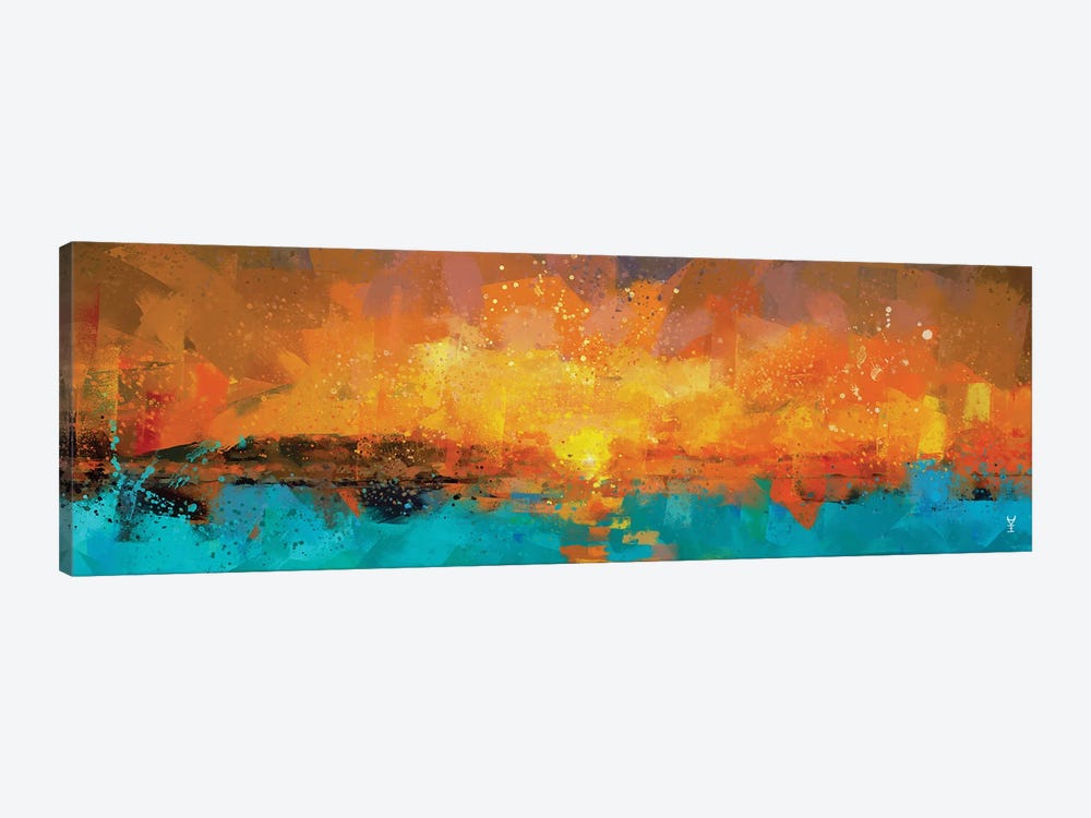 Orange Sunrise by Van Credi 1-piece Canvas Art